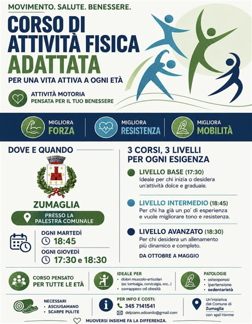 Corso di Attività Fisica Adattata